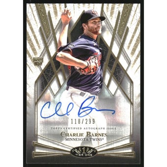 2022 Topps Tier One Break Out Autographs #BOACB Charlie Barnes/299