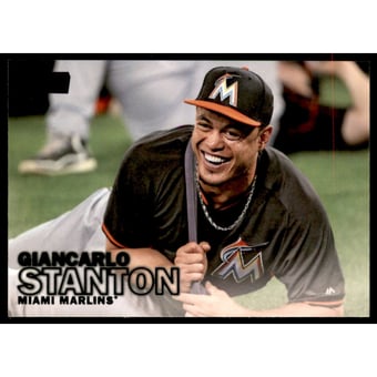 2016 Stadium Club Black #274 Giancarlo Stanton