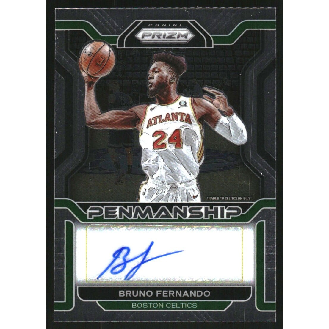 2021-22 Panini Prizm Penmanship #25 Bruno Fernando