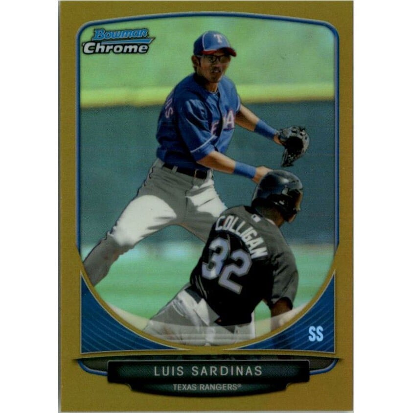 2013 Bowman Chrome Mini Gold Refractors #120 Luis Sardinas