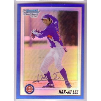 2010 Bowman Chrome Prospects Blue Refractors #BCP68 Hak-Ju Lee