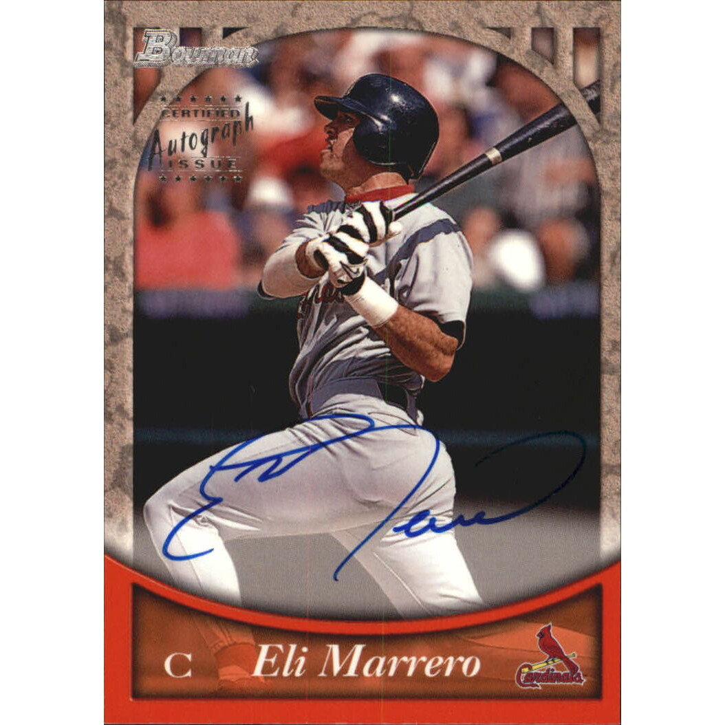 1999 Bowman Autographs #BA59 Eli Marrero S