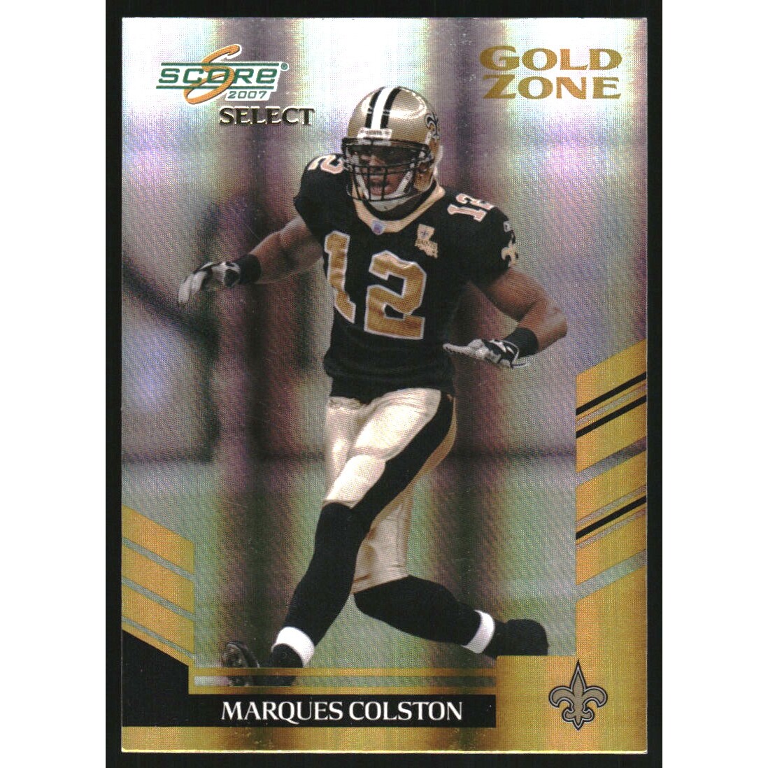 2007 Select Gold Zone #90 Marques Colston
