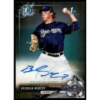 2017 Bowman Chrome Draft Autographs #CDABMU Brendan Murphy
