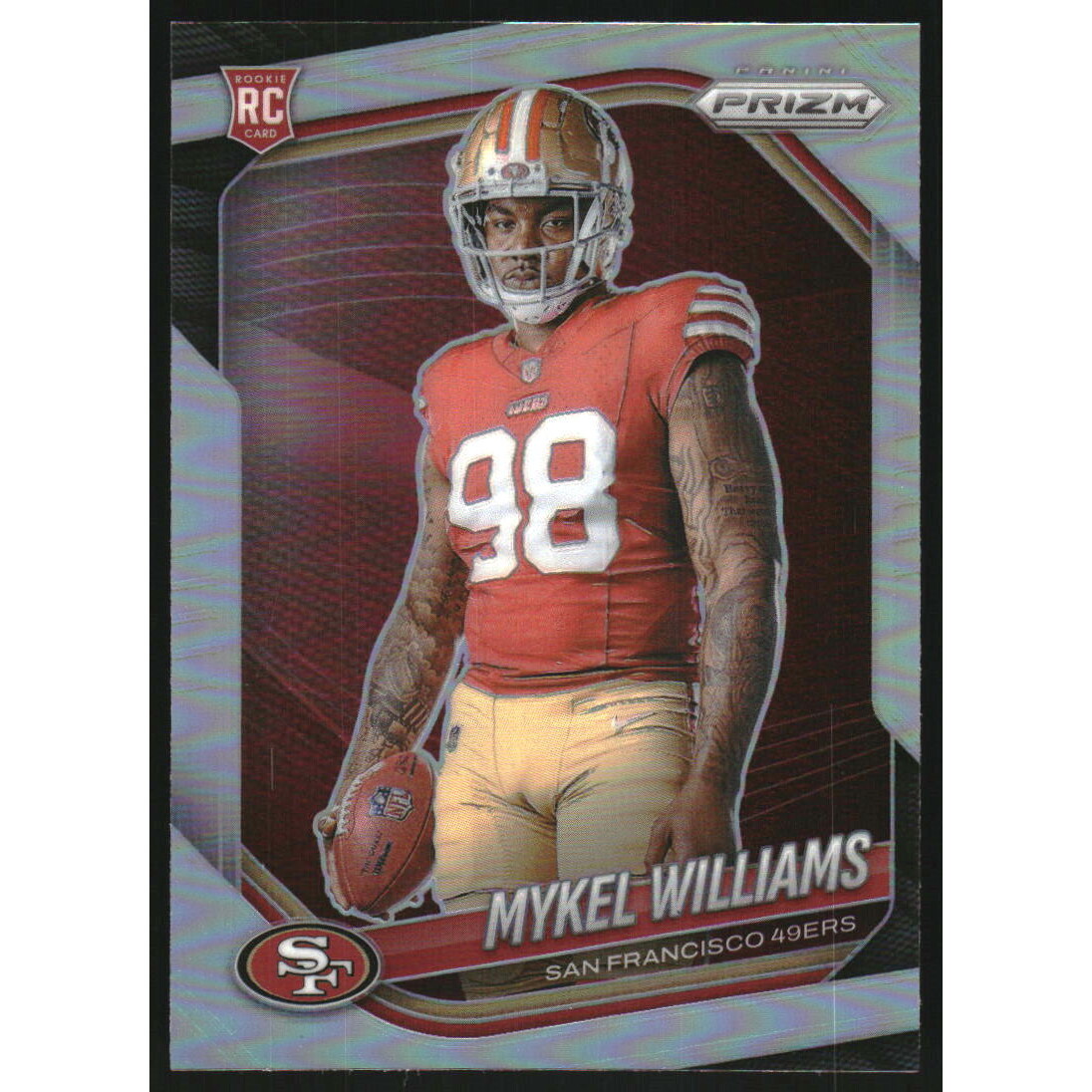 2025 Panini Prizm Prizms Silver #437 Mykel Williams