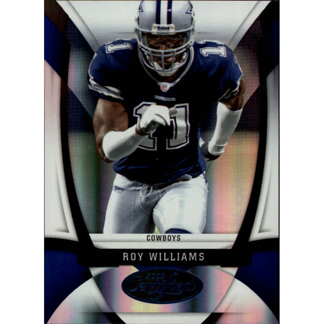 2009 Certified Mirror Blue #35 Roy Williams WR