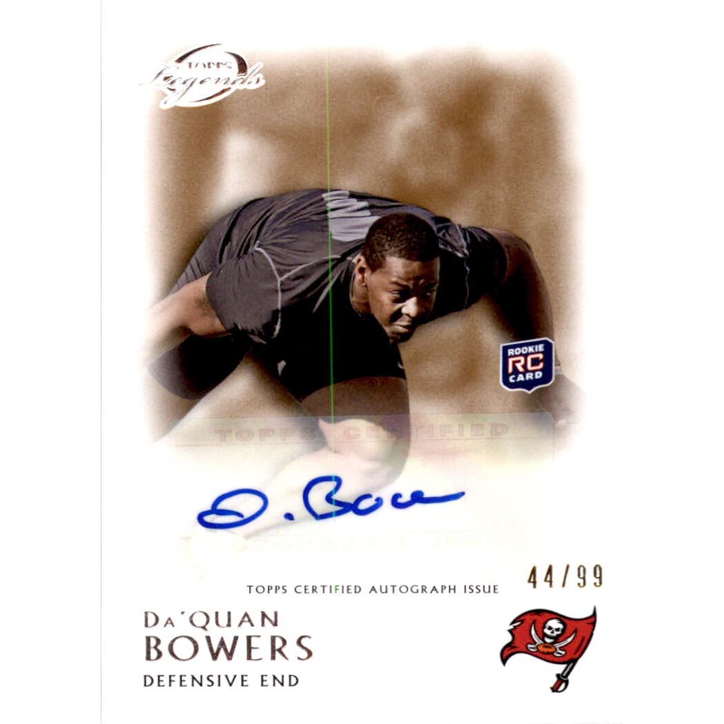2011 Topps Legends Rookie Autographs Bronze #RADB Da'Quan Bowers