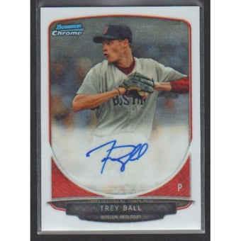 2013 Bowman Chrome Draft Draft Pick Autographs #TB Trey Ball