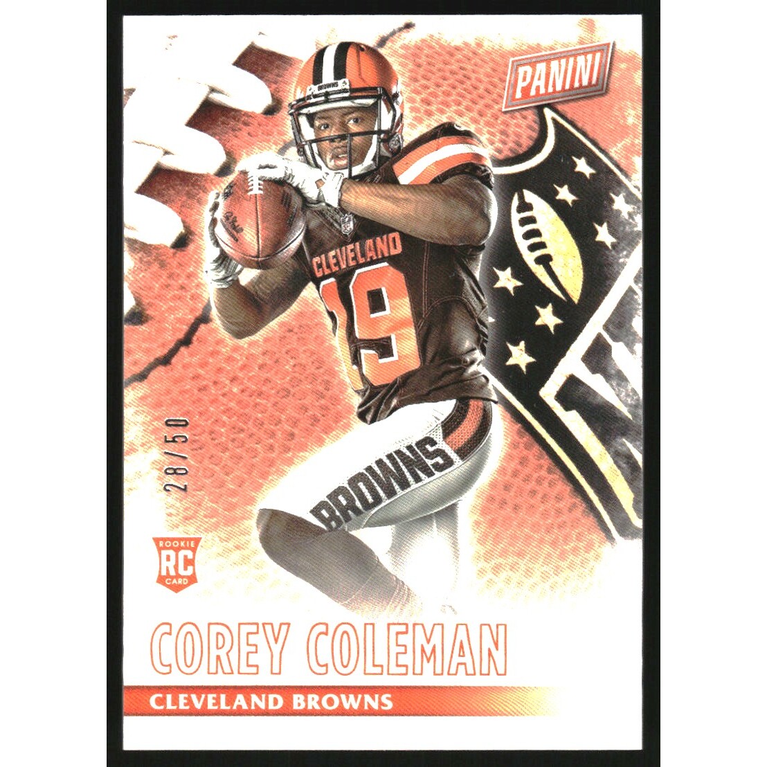 2016 Panini Black Friday Thick Stock #56 Corey Coleman