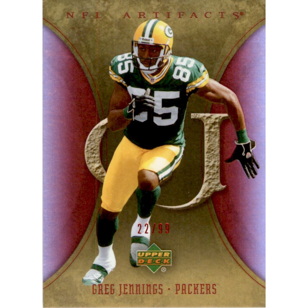 2007 Artifacts Red #39 Greg Jennings