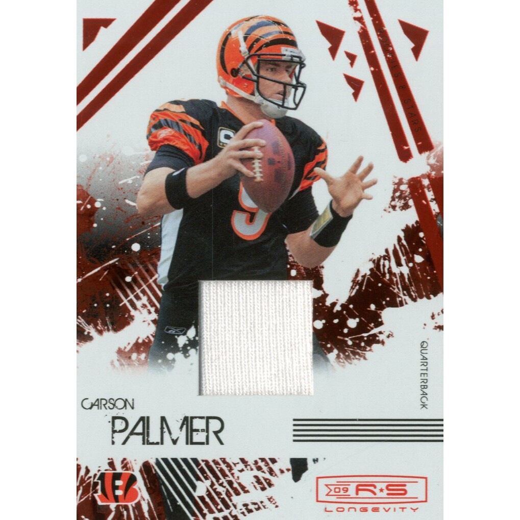 2009 Donruss Rookies and Stars Longevity Materials Ruby #20 Carson Palmer/299