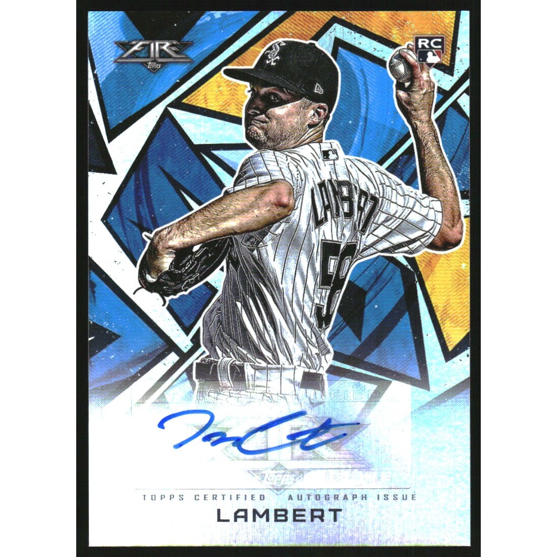 2021 Topps Fire Autographs #AVJL Jimmy Lambert. rookie card picture