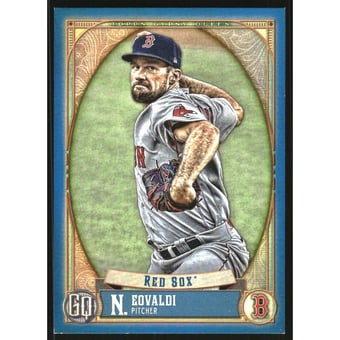 2021 Topps Gypsy Queen Blue #167 Nathan Eovaldi