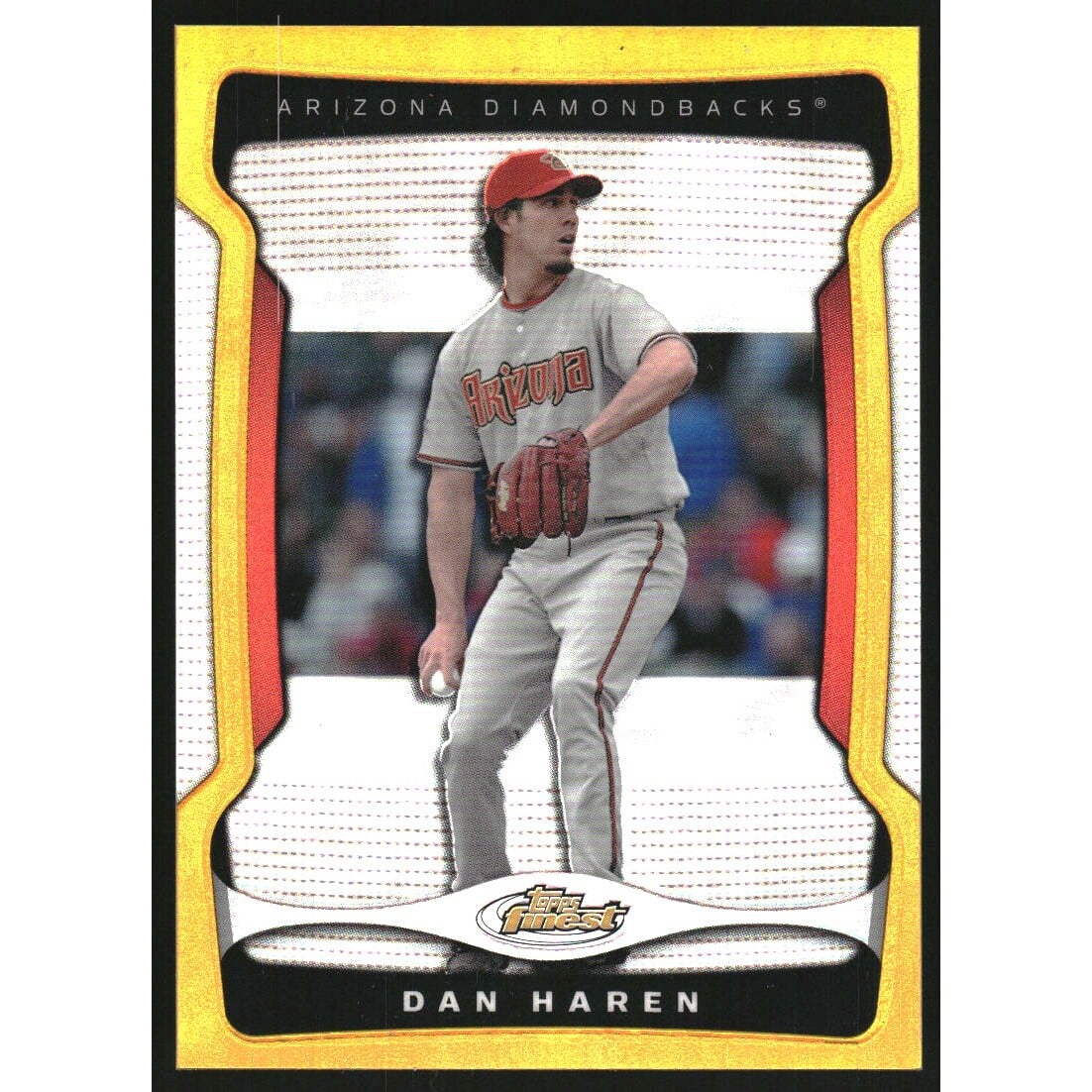 2009 Finest Refractors Gold #79 Dan Haren