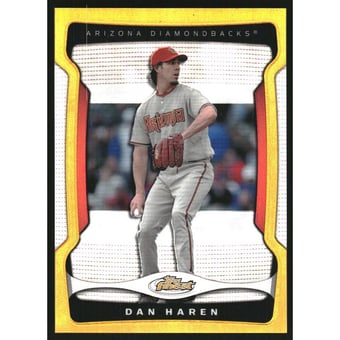 2009 Finest Refractors Gold #79 Dan Haren