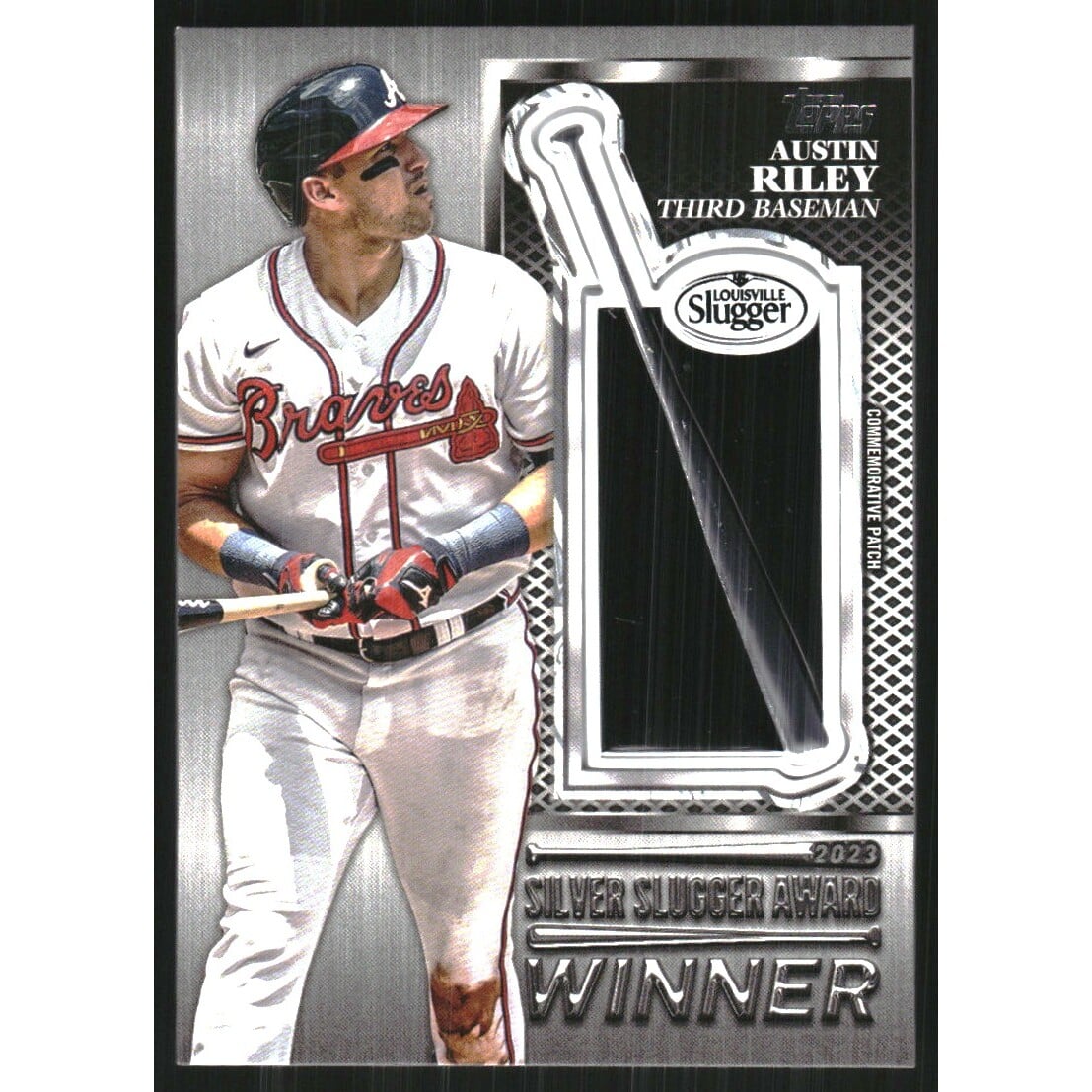 2024 Topps '23 Silver Slugger Award Winners #SSAR Austin Riley. rookie card picture