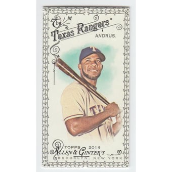 2014 Topps Allen and Ginter Mini Black #335 Elvis Andrus