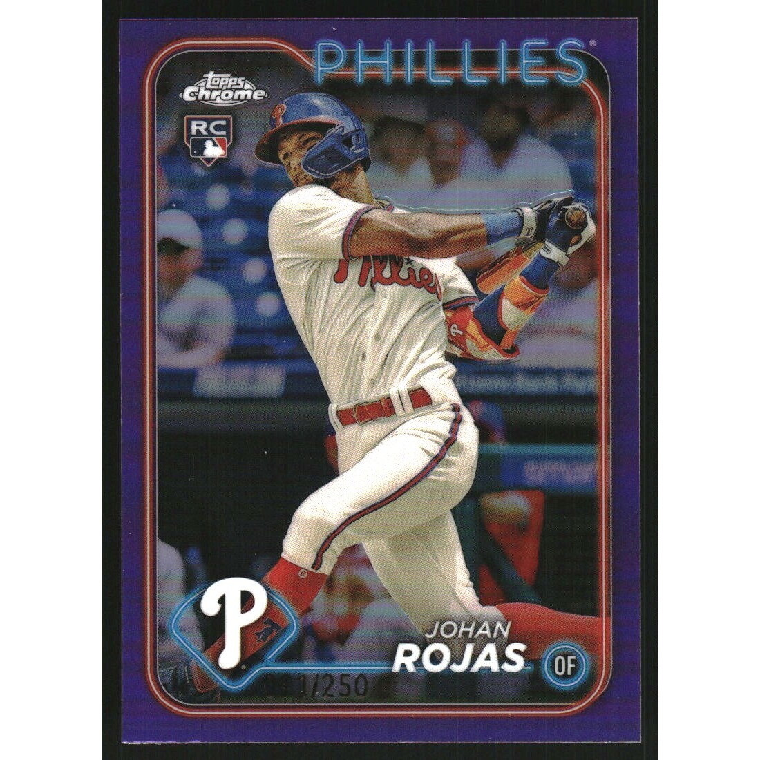 2024 Topps Chrome Purple Refractors #273 Johan Rojas