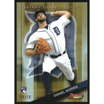 2015 Bowman's Best Gold Refractors #20 Daniel Norris