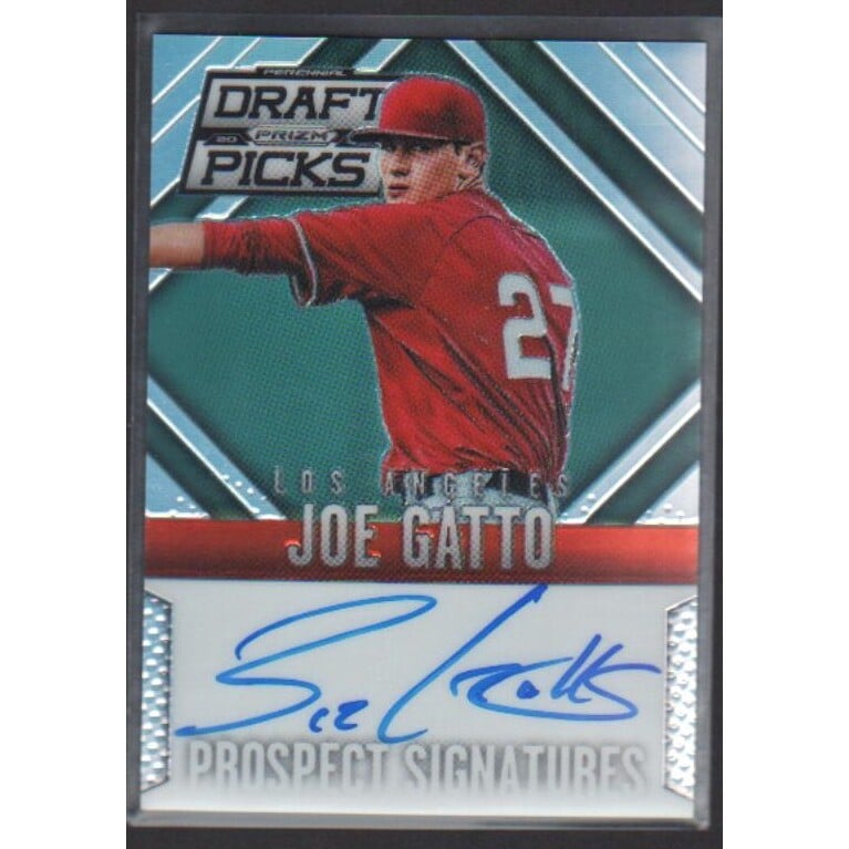 2014 Panini Prizm Perennial Draft Picks Prospect Signatures Prizms #53 Joe Gatto. rookie card picture
