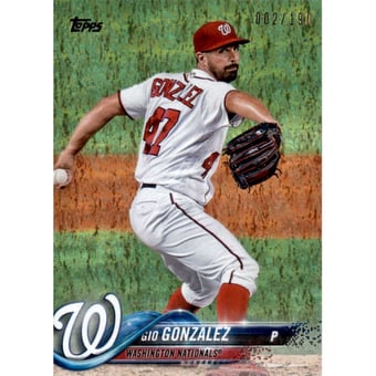 2018 Topps Factory Set Foilboard #113 Gio Gonzalez