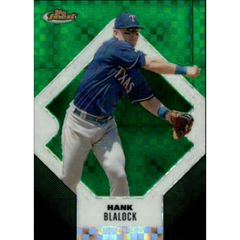 2006 Finest X-Fractors Green #78 Hank Blalock
