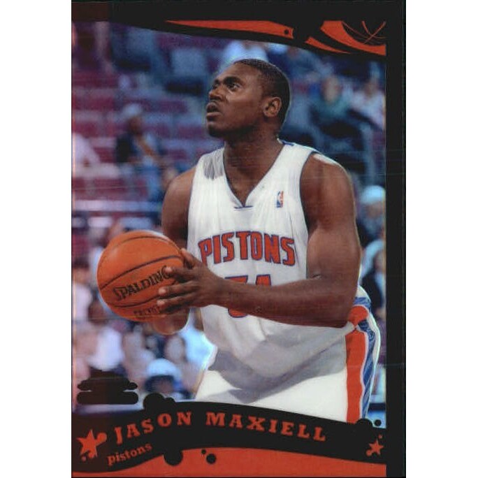 2005-06 Topps Chrome Refractors Black #191 Jason Maxiell 2005-06 Topps Chrome Refractors Black #191 Jason Maxiell