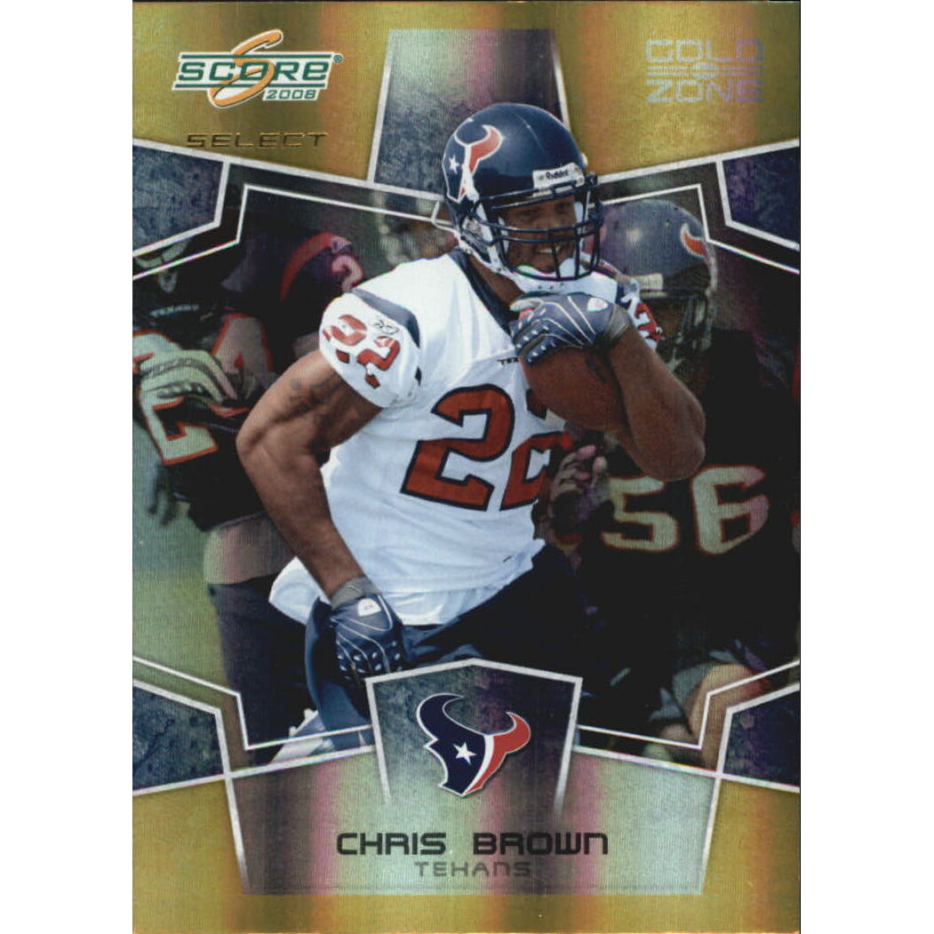 2008 Select Gold Zone #126 Chris Brown