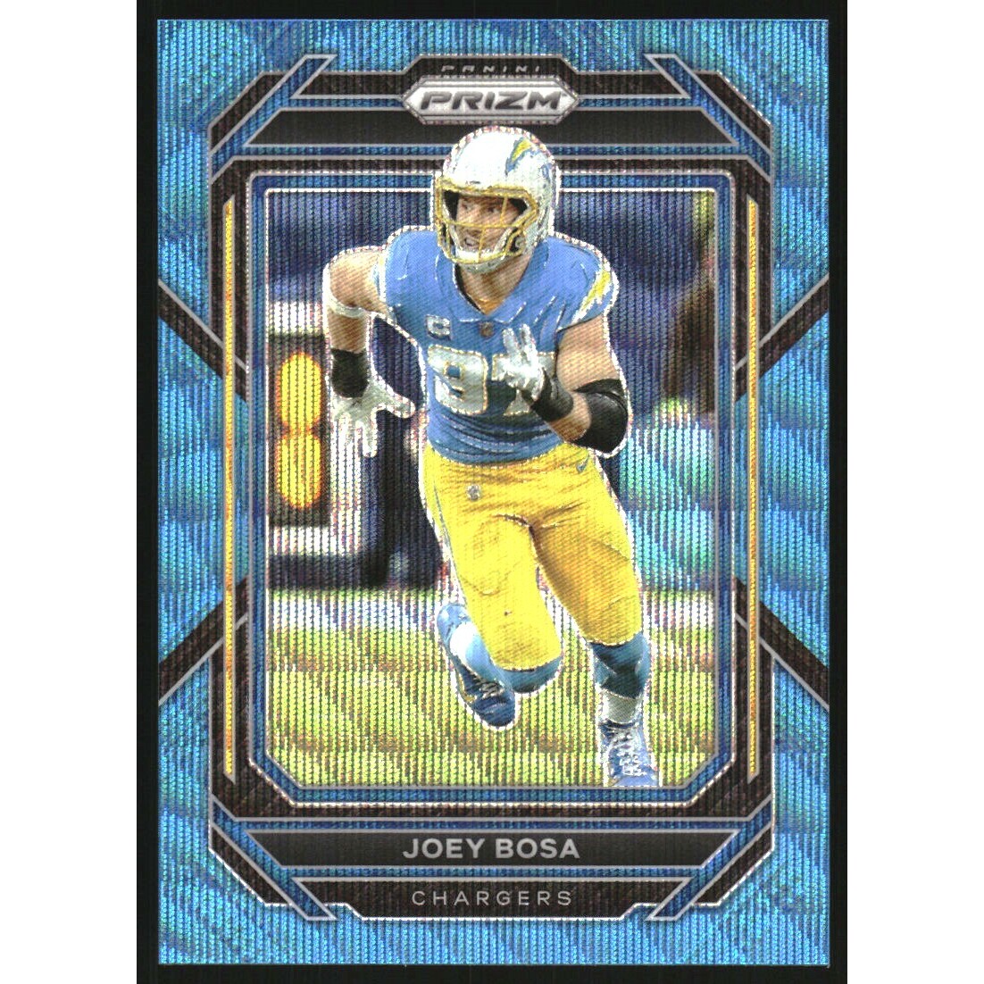 2022 Panini Prizm Prizms Blue Wave #155 Joey Bosa