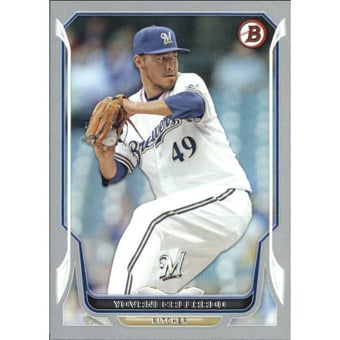 2014 Bowman Silver #64 Yovani Gallardo