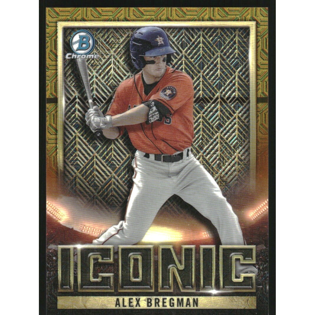 2023 Bowman Chrome Mega Box Bowman Iconic Gold Refractors #BI17 Alex Bregman