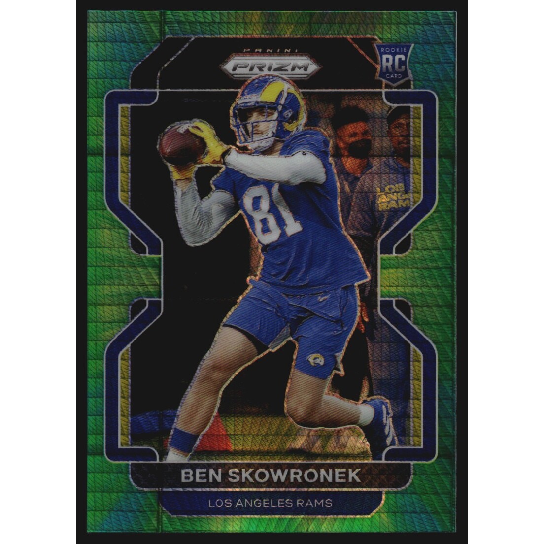 2021 Panini Prizm Prizms Hyper #413 Ben Skowronek