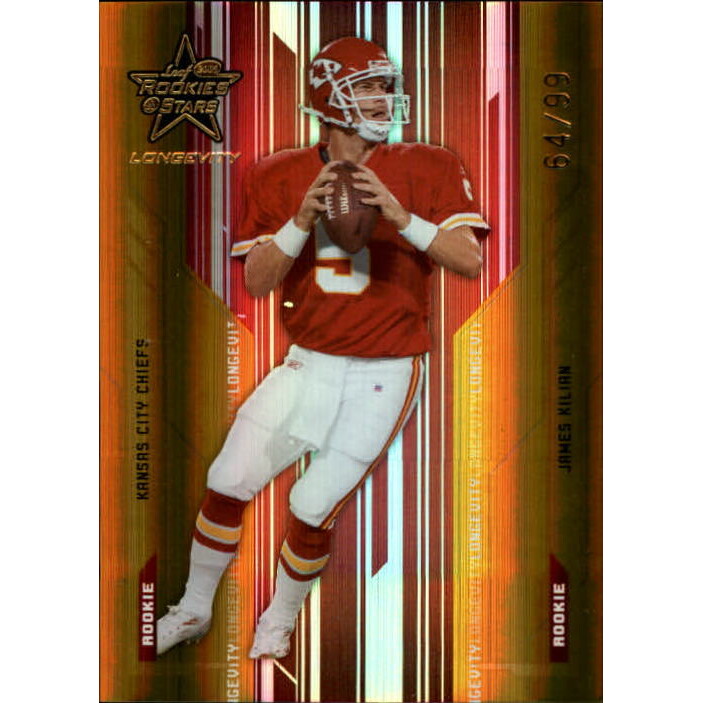 2005 Leaf Rookies and Stars Longevity Gold #229 James Kilian