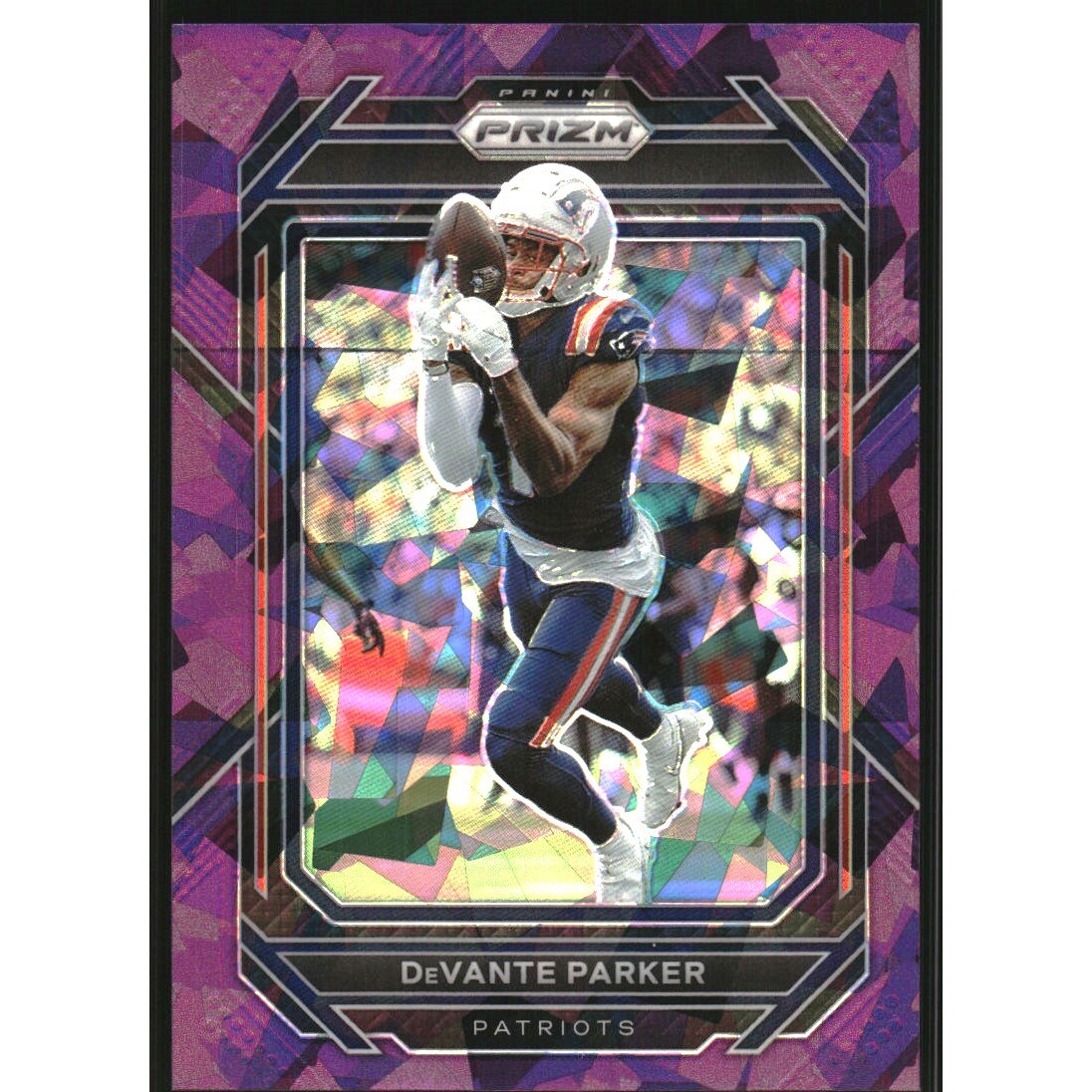 2022 Panini Prizm Prizms Purple Ice #202 DeVante Parker