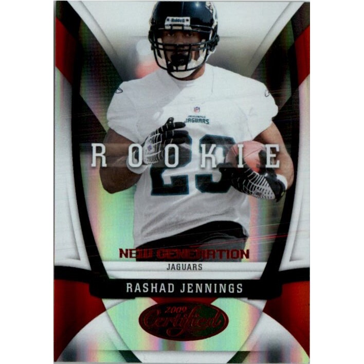 2009 Certified Mirror Red #188 Rashad Jennings