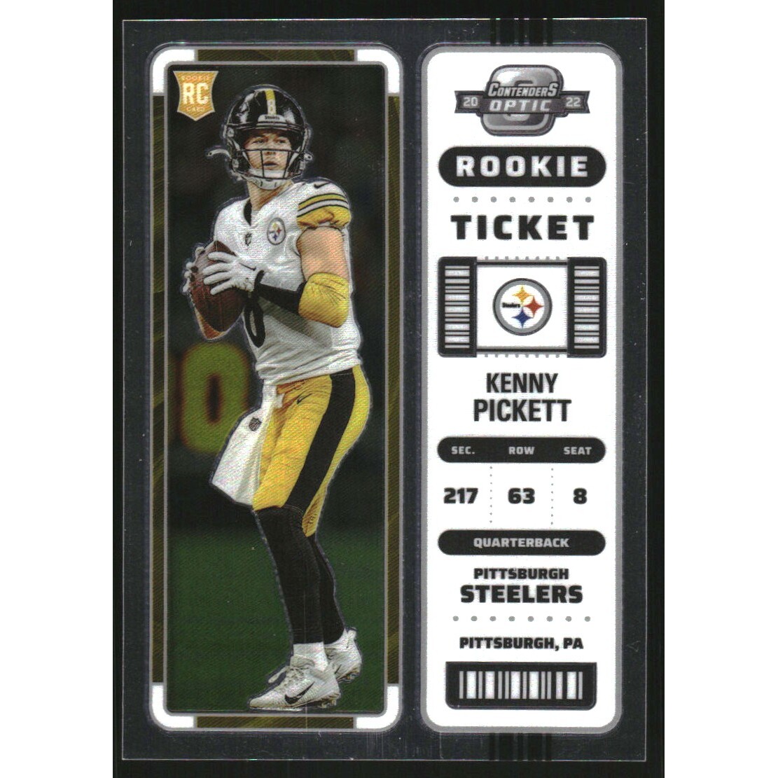 2022 Panini Contenders Optic #84 Kenny Pickett RC