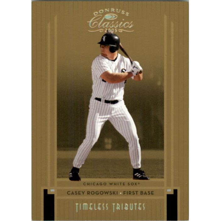 2005 Donruss Classics Timeless Tributes Gold #225 Casey Rogowski