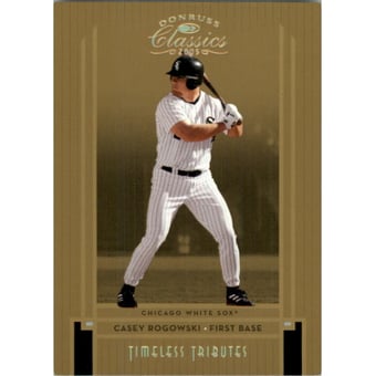 2005 Donruss Classics Timeless Tributes Gold #225 Casey Rogowski