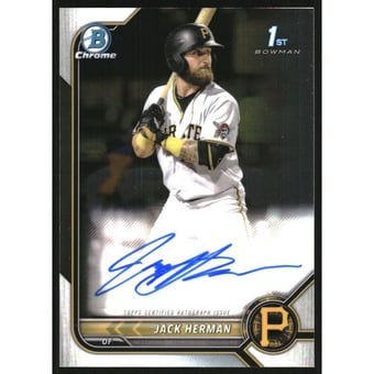 2022 Bowman Chrome Prospect Autographs #CPAJH Jack Herman
