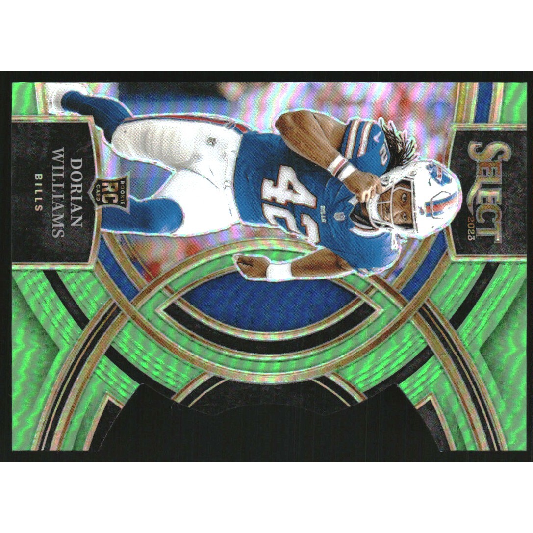 2023 Select Prizm Neon Green Die Cut #110 Dorian Williams