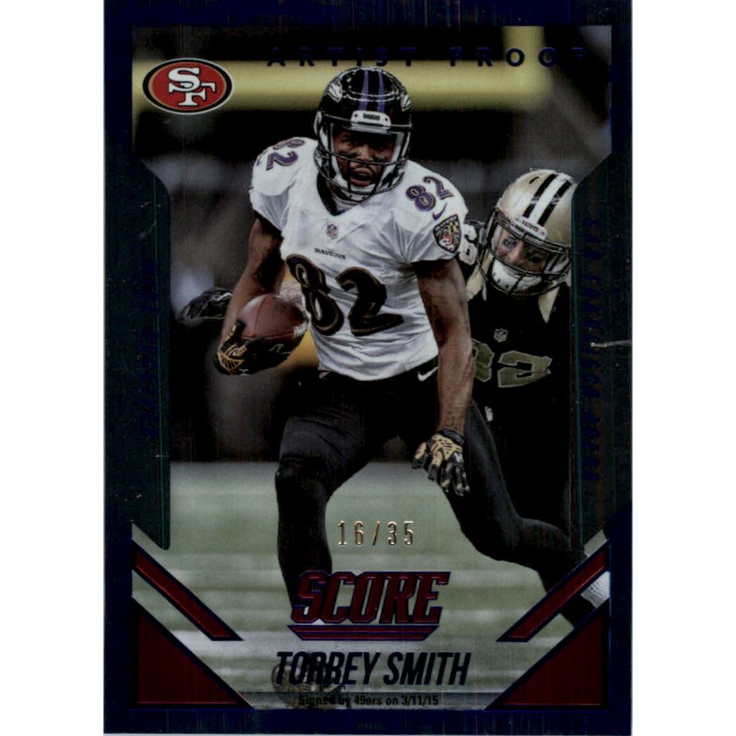 2015 Score Artist's Proof #85 Torrey Smith