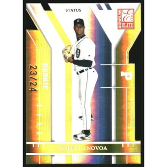 2004 Donruss Elite Status Gold #177 Roberto Novoa ROO