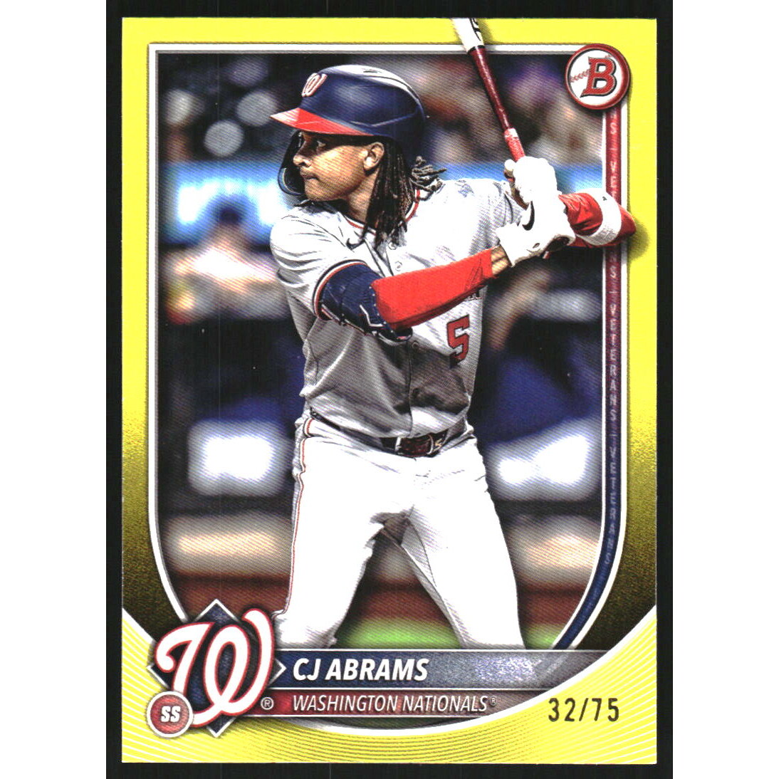 2025 Bowman Yellow #49 CJ Abrams