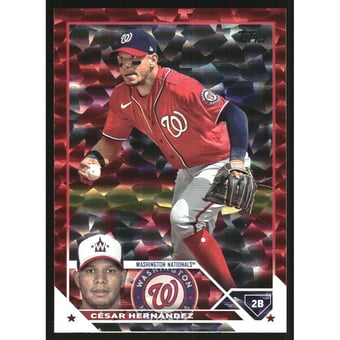 2023 Topps Red Foil #244 Cesar Hernandez