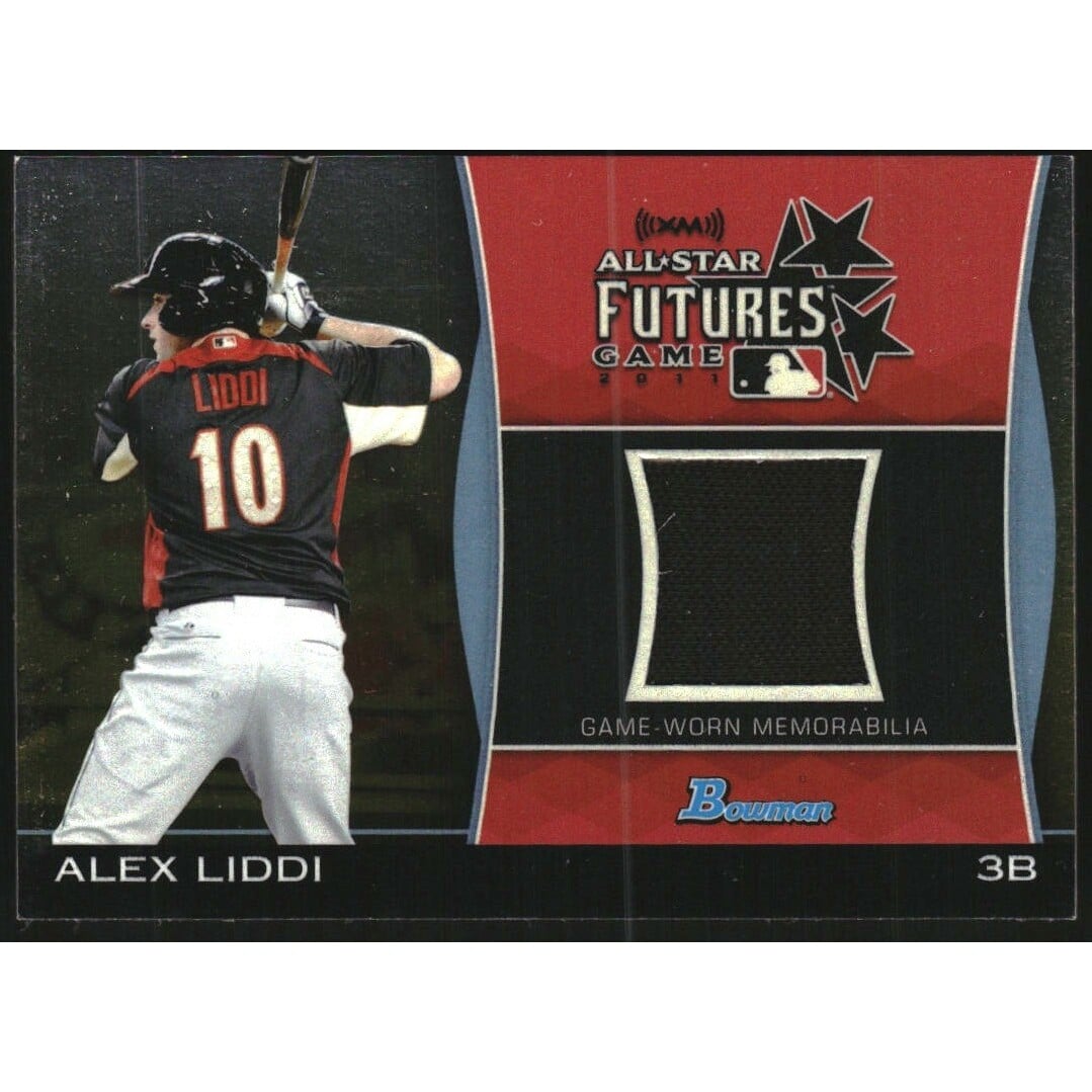 2011 Bowman Draft Future’s Game Relics Gold #AL Alex Liddi