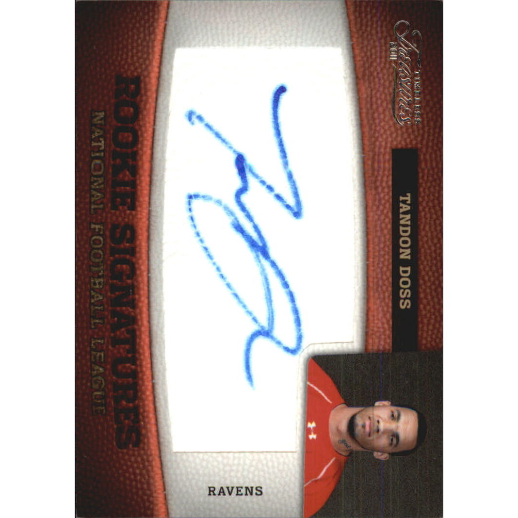 2011 Timeless Treasures #215 Tandon Doss AU/463 RC