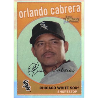 2008 Topps Heritage Chrome Refractors #C189 Orlando Cabrera