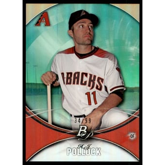 2016 Bowman Platinum Green #82 A.J. Pollock