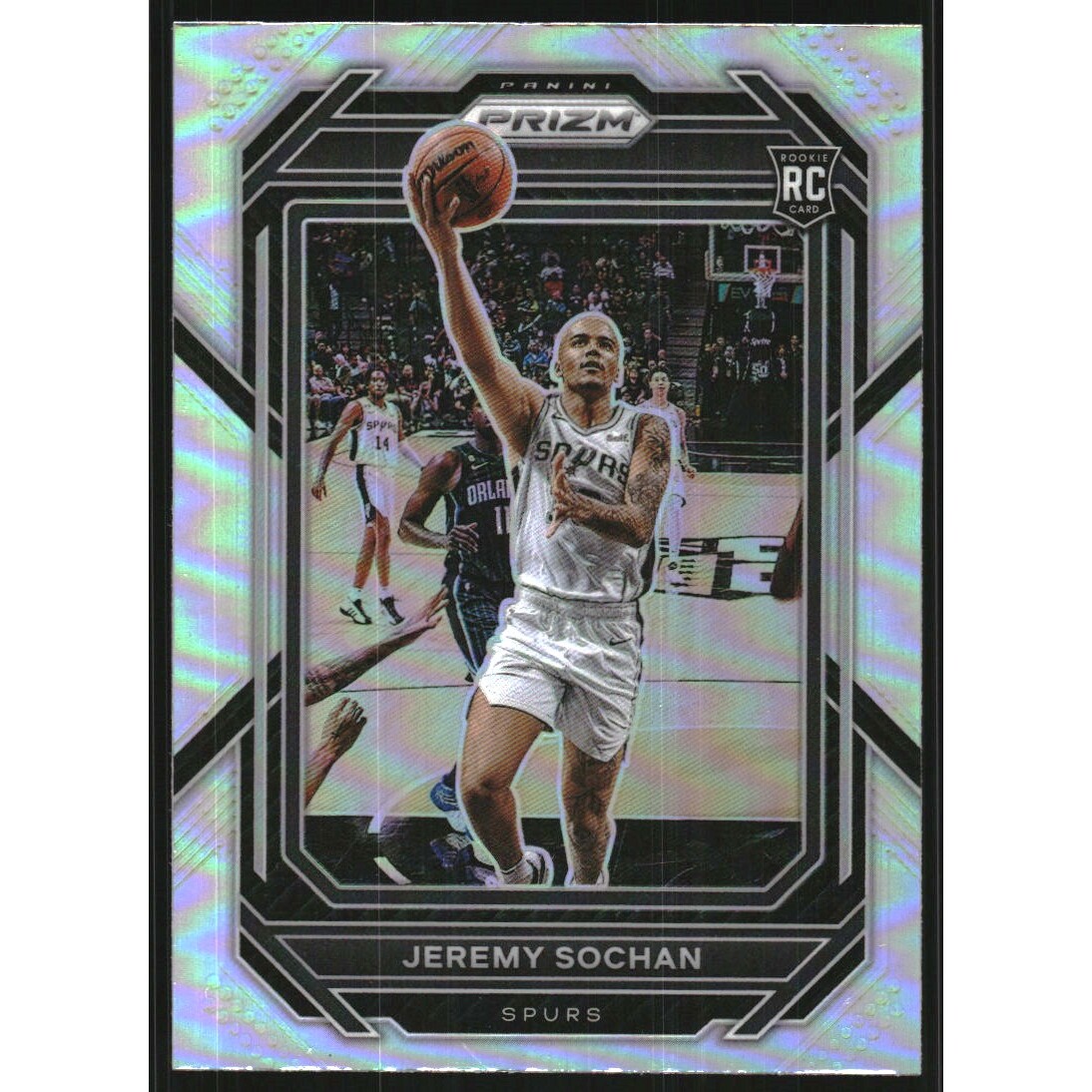 2022-23 Panini Prizm Prizms Silver #263 Jeremy Sochan 2022-23 Panini Prizm Prizms Silver #263 Jeremy Sochan