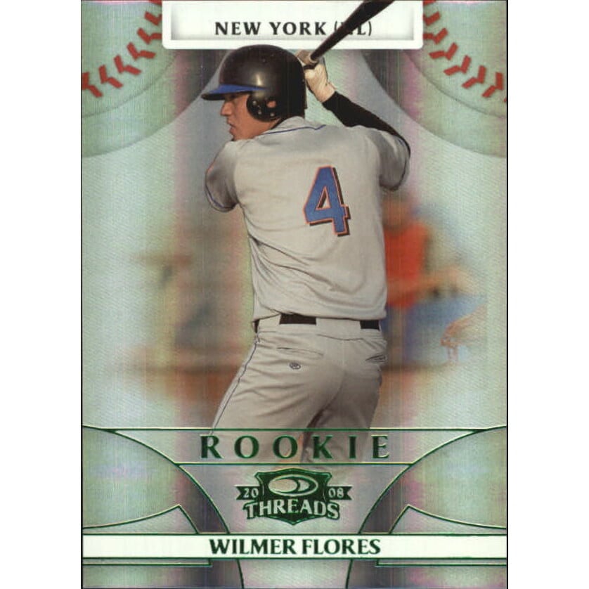 2008 Donruss Threads Century Proof Green #145 Wilmer Flores. rookie card picture